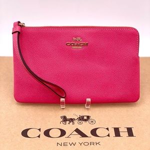 Coach Hot Pink Zip Wallet